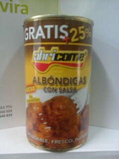 albondigas salsa abricome 420 grs.