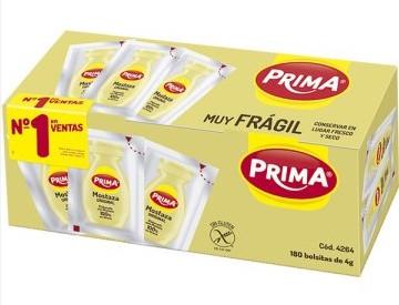 mostaza prima sobres 5 grs.