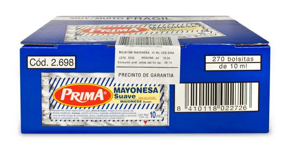 mayonesa prima 220 sobres