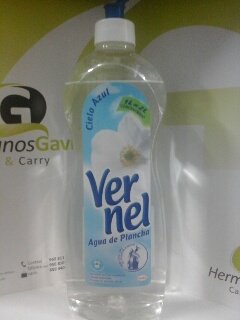 agua plancha vernel 1 lt. azul