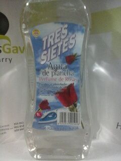 agua plancha tres sietes rosas