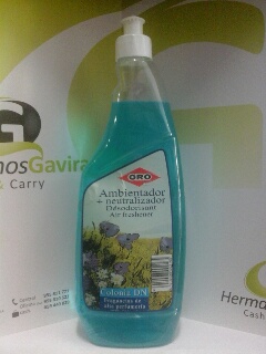 ambientador oro recambio azul