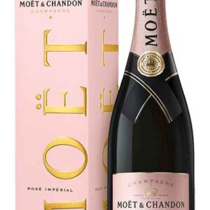 champan moet chandom rose 75 cl.