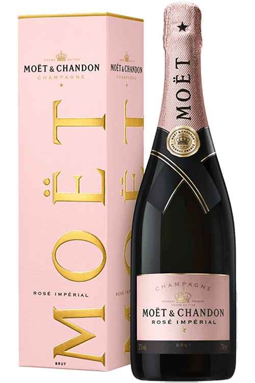 champan moet chandom rose 75 cl.