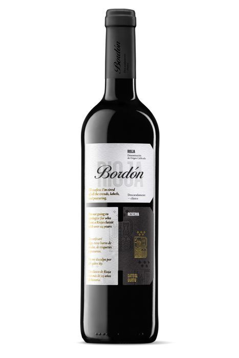 rioja bordon reserva 3/4 lt.