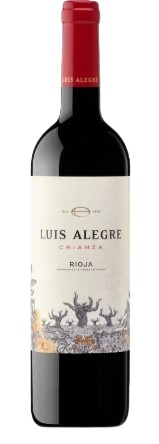 rioja luis alegre crianza 3/4 cl.