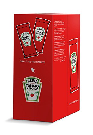 ketchup heinz 10 ml x 200 unds.