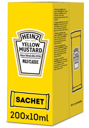mostaza heinz 10 ml. x 200 unds.