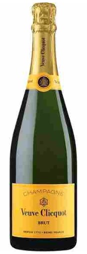 champan veuve clicquot yellow 75 cl.