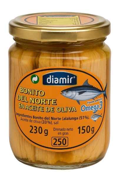 bonito aceite oliva diamir 230 grs.