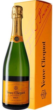 champan veuve clicquot p.brut estuche 75 cl