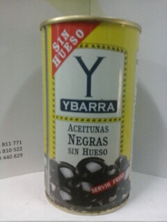 aceituna negra con hueso ybarra