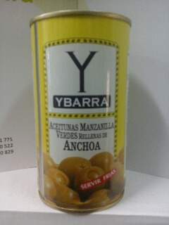 aceituna rellena anchoas ybarra