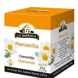 manzanilla camomila la barraca 10 sobres