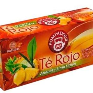 te rojo pompadour 25 sobres