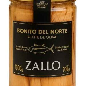 bonito del norte lomo ac. oliva zallo 1.050 gr.