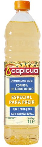 aceite girasol capisol baja acidez 1l