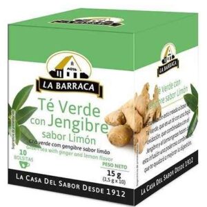 te verde, jengibre y limon la barraca