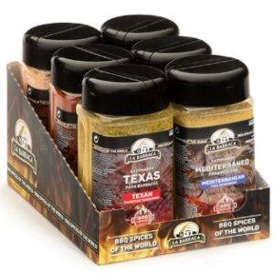 pack 6 botes minis barraca especias del mundo 1220g